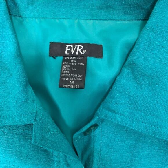 Vintage EVR 100% silk jacket - Picture 4 of 4